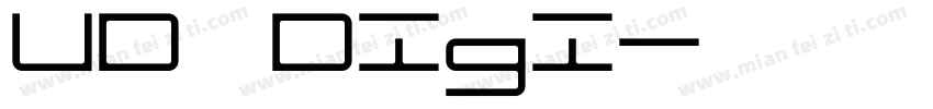 UD Digi字体转换